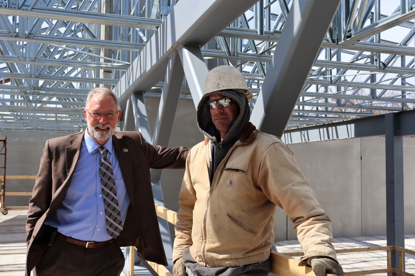 Chippewa Area History Center construction progress